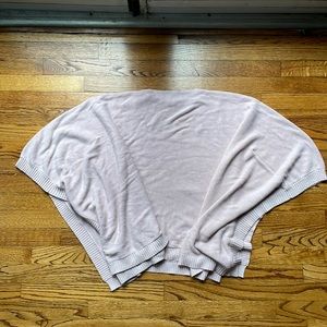 Lululemon light pink poncho sweater